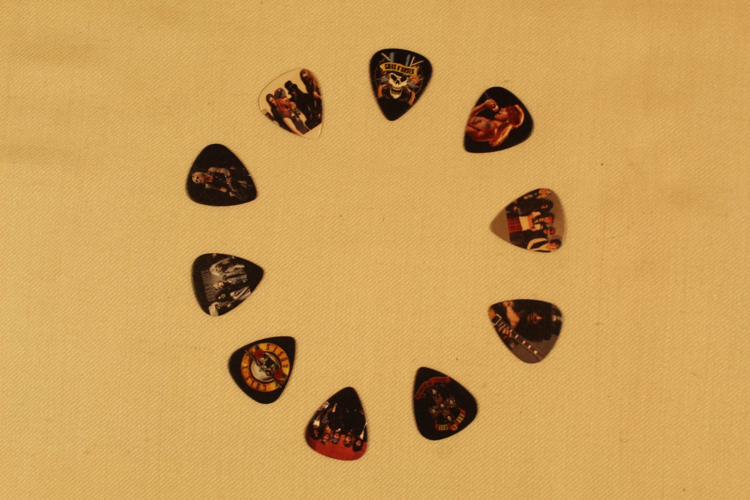 Guns N' Roses Guitar Picks Guns N' Roses Guitar Picks
