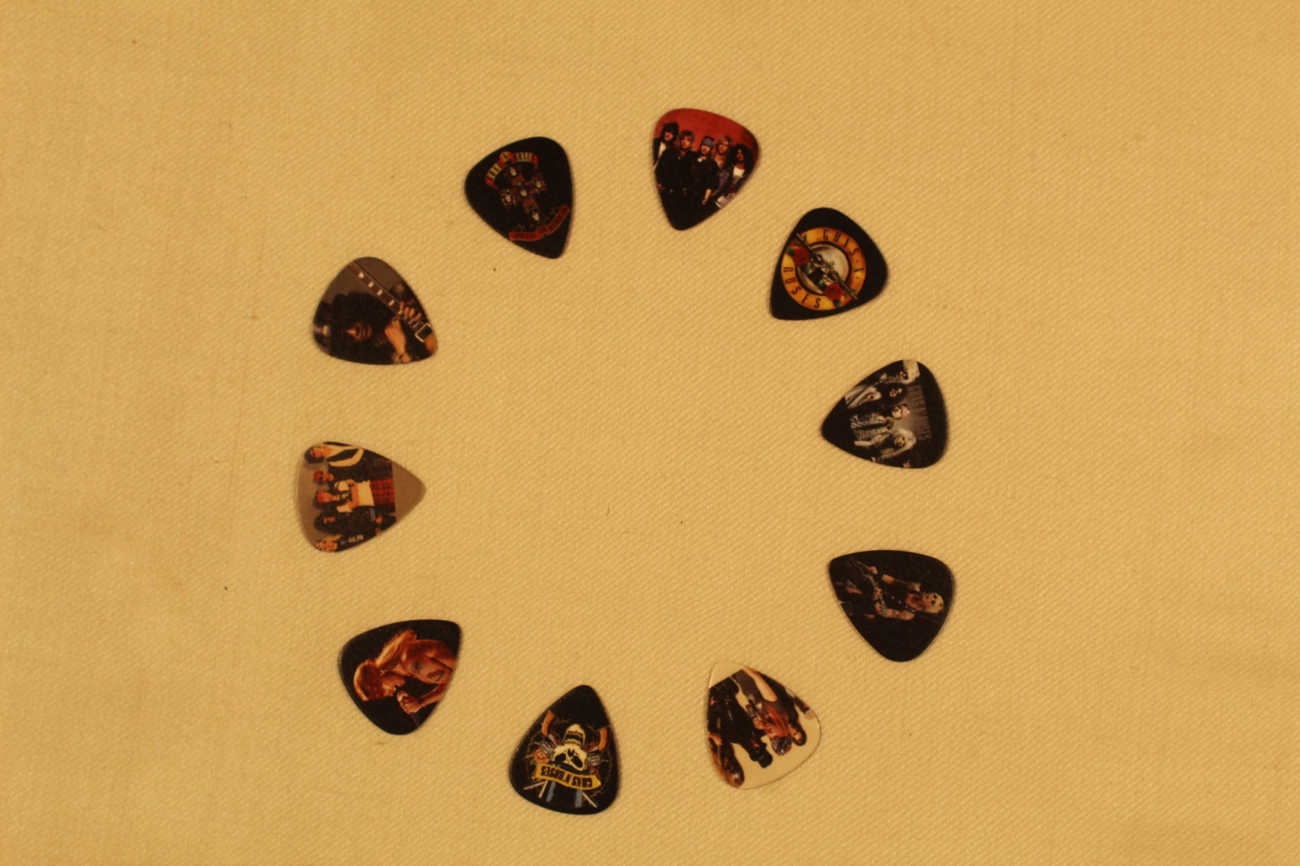 Guns N' Roses Guitar Picks Guns N' Roses Guitar Picks