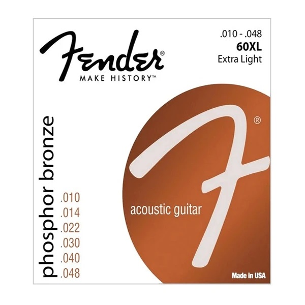 Fender Acoustic Guitar String 10, 11 Gauge (Per Set) Fender Acoustic Guitar String 10, 11 Gauge (Per Set)