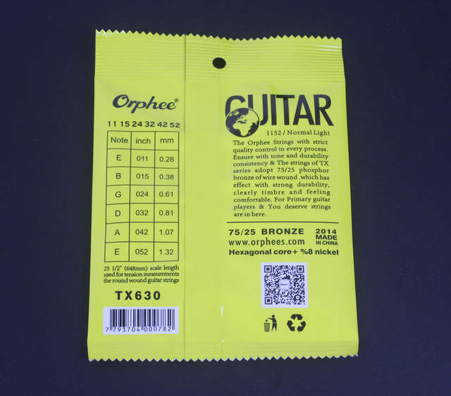Orphee TX630 Guitar Strings Orphee TX630 Guitar Strings