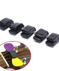 Black Rubber Guitar Pick Holder