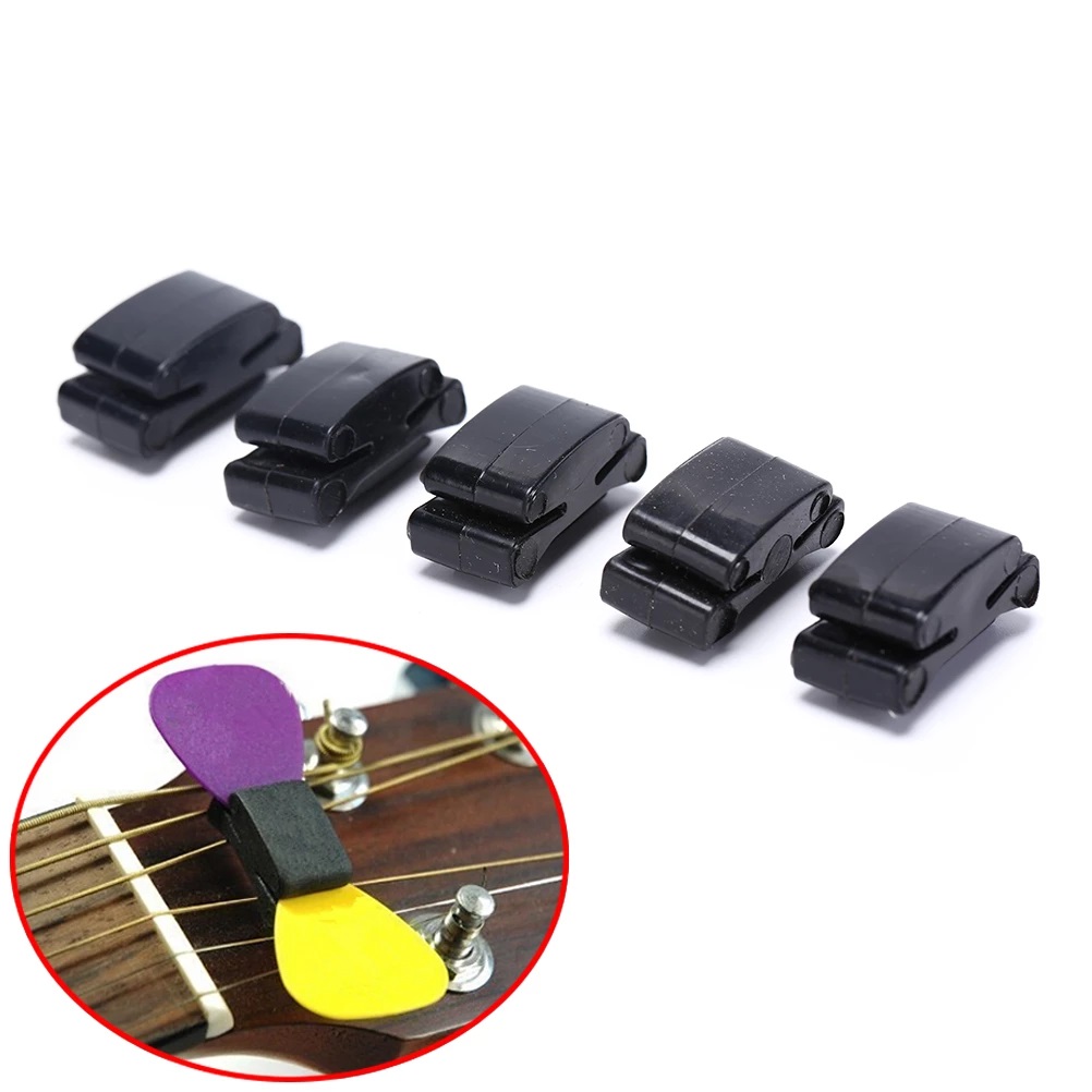 Black Rubber Guitar Pick Holder Black Rubber Guitar Pick Holder