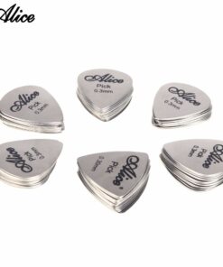 Standard Heart Shape Heavy 0.3 mm Stainless Steel Guitar Picks