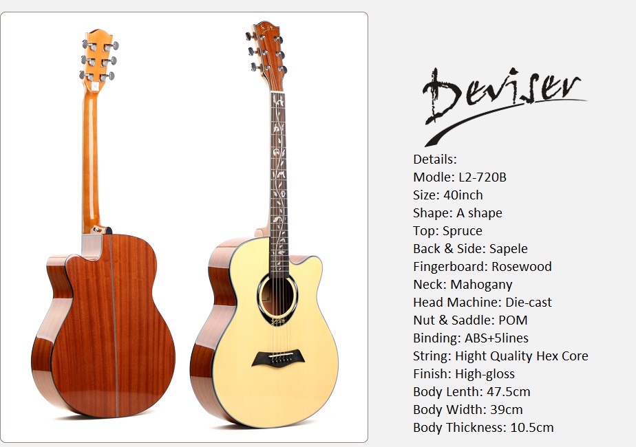 Deviser L2-720B Acoustic Guitar Deviser L2-720B Acoustic Guitar