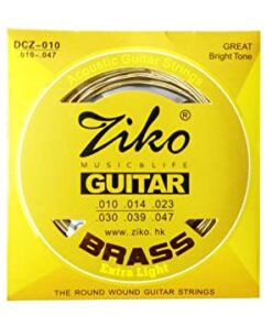 Ziko Brass Extra Light Acoustic Guitar Strings