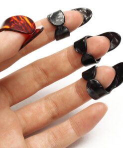 3 pcs Finger Guitar Pick + Thumb pick Combo (Total - 4 Pcs)