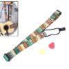 Adjustable Folk Printed Ukulele Strap Belt Sling With Hook Ukulele Accessories